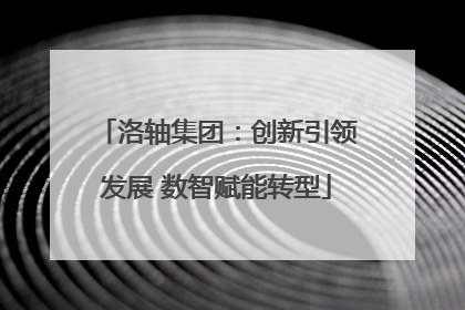 洛轴集团：创新引领发展 数智赋能转型