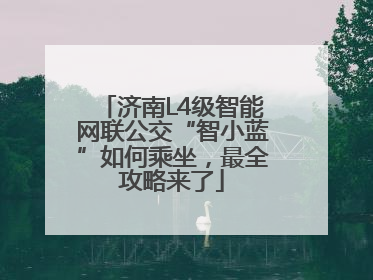 济南L4级智能网联公交“智小蓝”如何乘坐，最全攻略来了