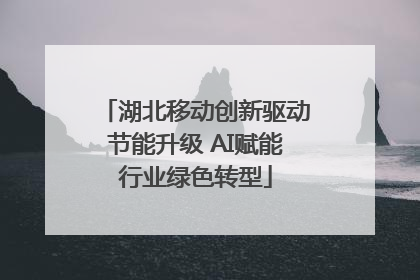湖北移动创新驱动节能升级 AI赋能行业绿色转型