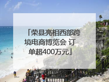 荣县亮相西部跨境电商博览会 订单超400万元