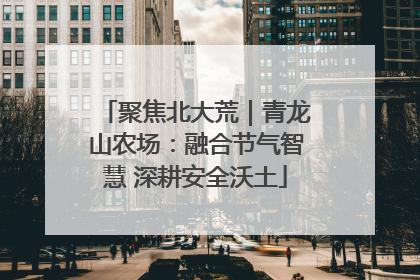 聚焦北大荒｜青龙山农场：融合节气智慧 深耕安全沃土