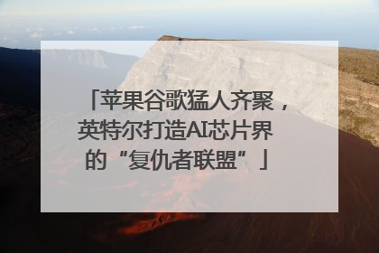 苹果谷歌猛人齐聚，英特尔打造AI芯片界的“复仇者联盟”