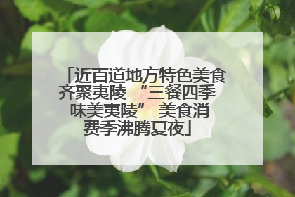 近百道地方特色美食齐聚夷陵 “三餐四季 味美夷陵” 美食消费季沸腾夏夜