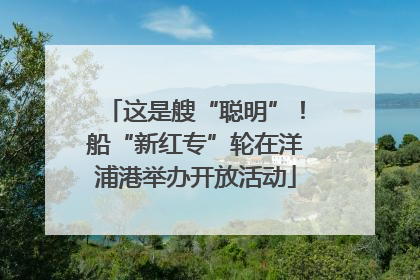 这是艘“聪明”！船“新红专”轮在洋浦港举办开放活动