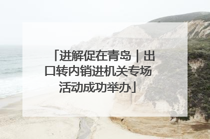 进解促在青岛｜出口转内销进机关专场活动成功举办
