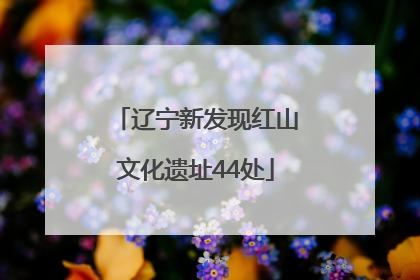 辽宁新发现红山文化遗址44处