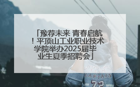 豫荐未来 青春启航！平顶山工业职业技术学院举办2025届毕业生夏季招聘会