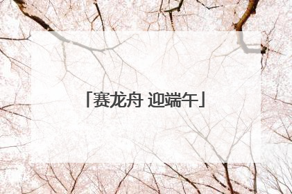 赛龙舟 迎端午