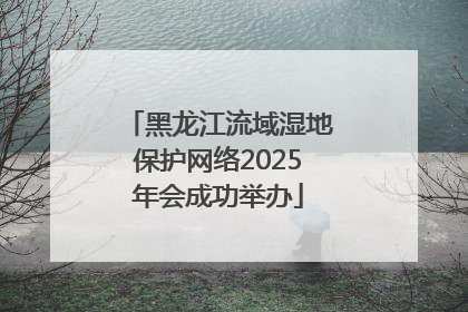黑龙江流域湿地保护网络2025年会成功举办