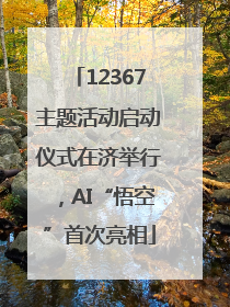 12367主题活动启动仪式在济举行，AI“悟空”首次亮相