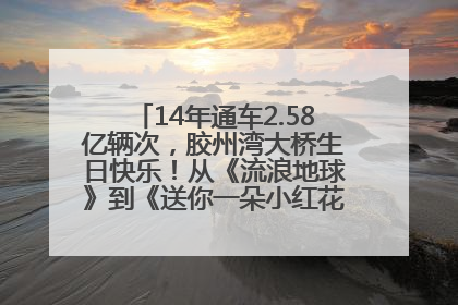 14年通车2.58亿辆次，胶州湾大桥生日快乐！从《流浪地球》到《送你一朵小红花》，爆款标配
