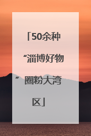 50余种“淄博好物”圈粉大湾区